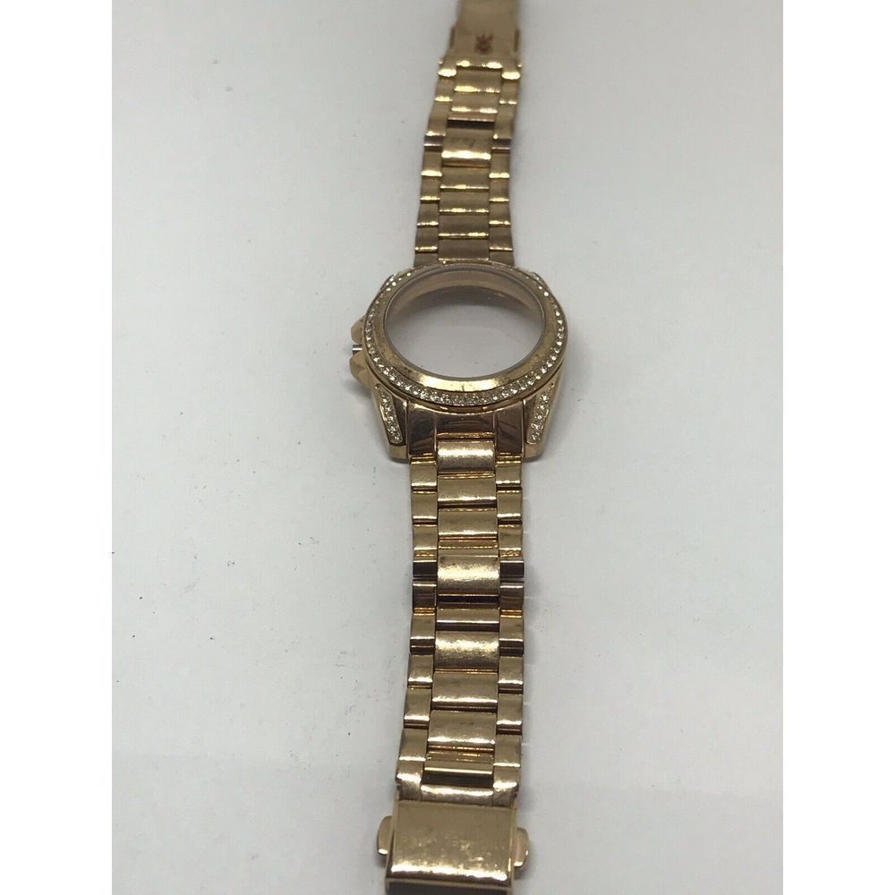 Michael Kors MK Watch Band Bracelet Links Case Woman’s Parts Used 16mm Z388